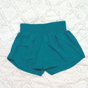 All in Motion Blue Athletic Shorts Lightweight Elastic Waist